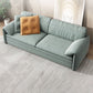 Modern Green Convertible Sofa Cushion Back Foldable Loveseat