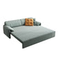 Modern Green Convertible Sofa Cushion Back Foldable Loveseat