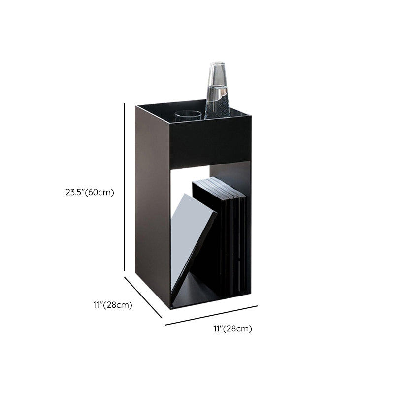 Industrial Night Table Open Storage Bed Nightstand for Bedroom Clearhalo 'Bedroom Furniture' 'furn' 'furn_night_stand' 'Furniture' 'night_stand' 'Nightstands' 6366972