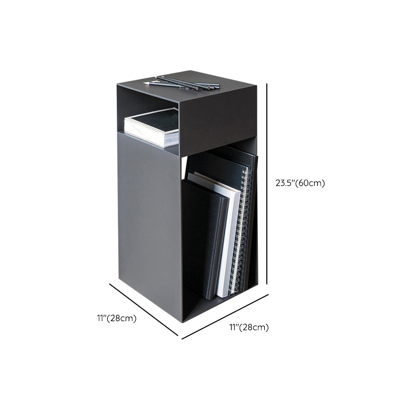 Industrial Night Table Open Storage Bed Nightstand for Bedroom Clearhalo 'Bedroom Furniture' 'furn' 'furn_night_stand' 'Furniture' 'night_stand' 'Nightstands' 6366974