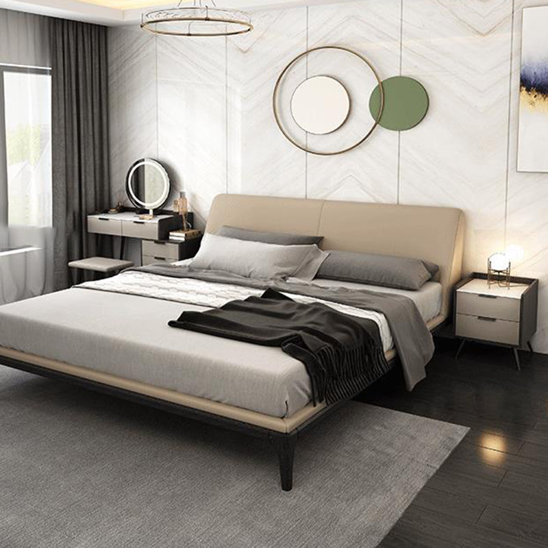 Comodino da letto in legno finto tavolo da notte contemporaneo con cassetti