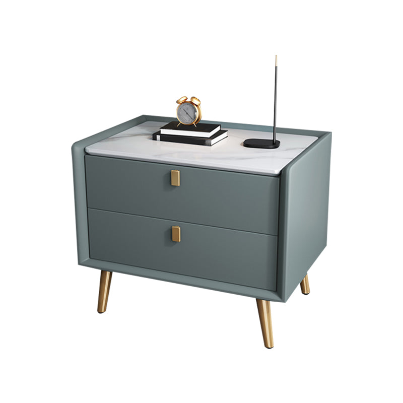 Comodino da letto contemporaneo a tavola notturna con cassetti