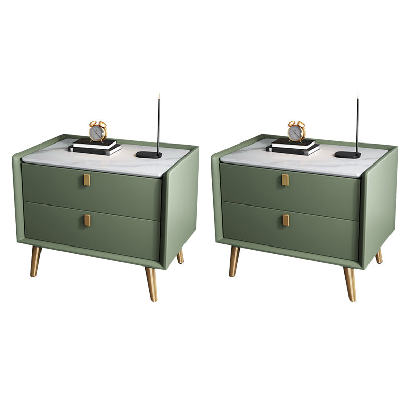 Comodino da letto contemporaneo a tavola notturna con cassetti