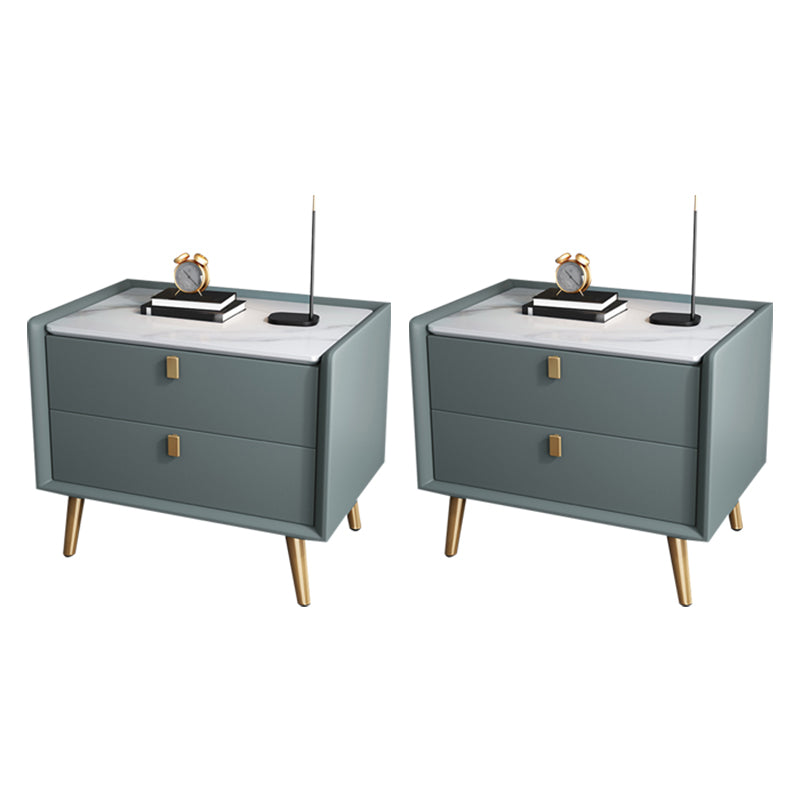 Comodino da letto contemporaneo a tavola notturna con cassetti