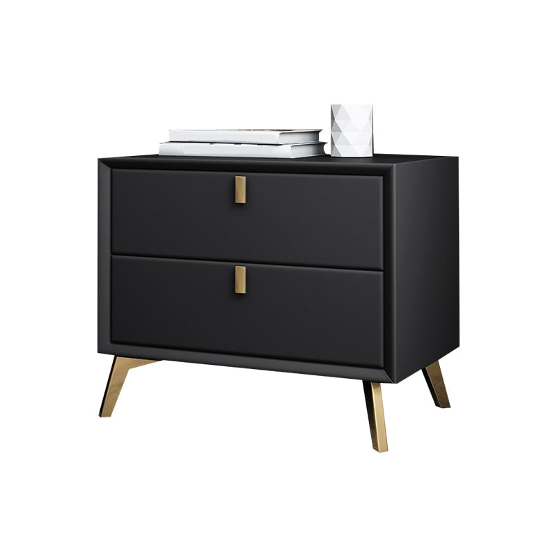 Solid Wood Night Table Contemporary Bed Nightstand with Drawers Clearhalo 'Bedroom Furniture' 'furn' 'furn_night_stand' 'Furniture' 'night_stand' 'Nightstands' 6367156