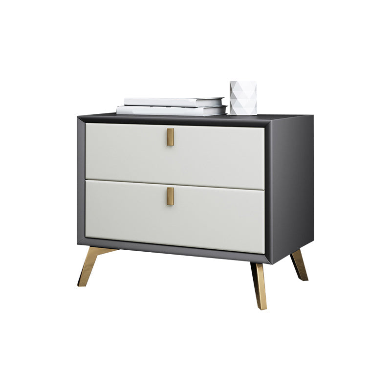 Solid Wood Night Table Contemporary Bed Nightstand with Drawers Clearhalo 'Bedroom Furniture' 'furn' 'furn_night_stand' 'Furniture' 'night_stand' 'Nightstands' 6367161