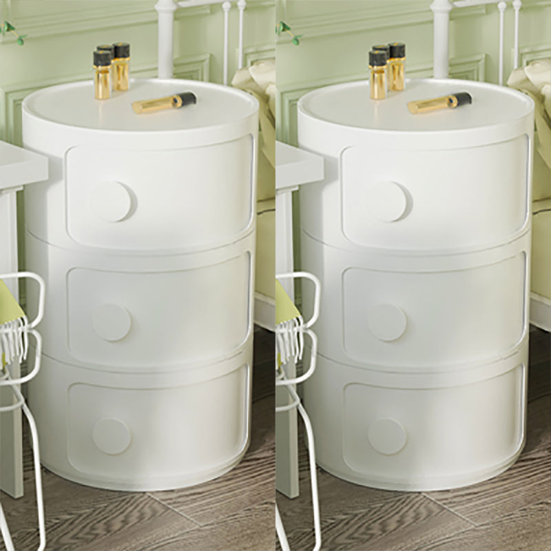 12.6 "W Mesa de noche moderna Cabina de almacenamiento del lado derecho