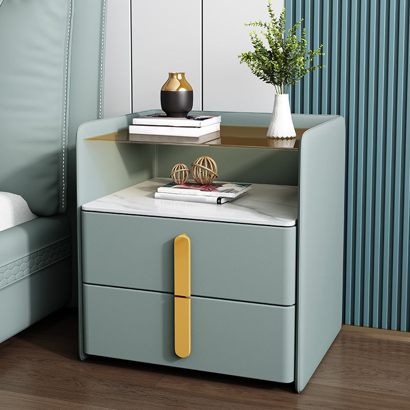 Comodino contemporaneo comodino in legno massiccio per camera da letto