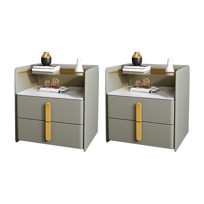 Comodino contemporaneo comodino in legno massiccio per camera da letto