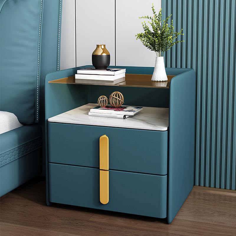 Comodino contemporaneo comodino in legno massiccio per camera da letto