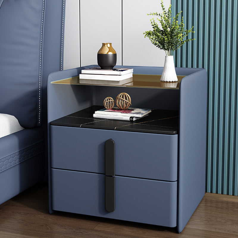 Comodino contemporaneo comodino in legno massiccio per camera da letto