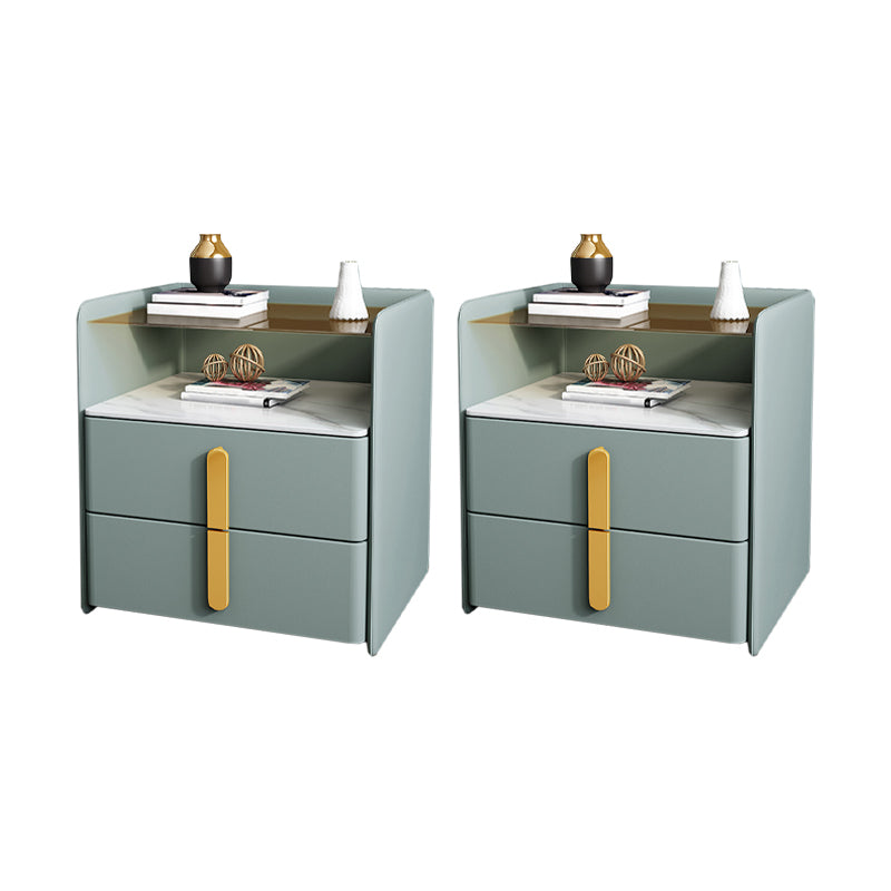 Comodino contemporaneo comodino in legno massiccio per camera da letto