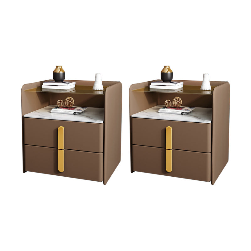 Comodino contemporaneo comodino in legno massiccio per camera da letto