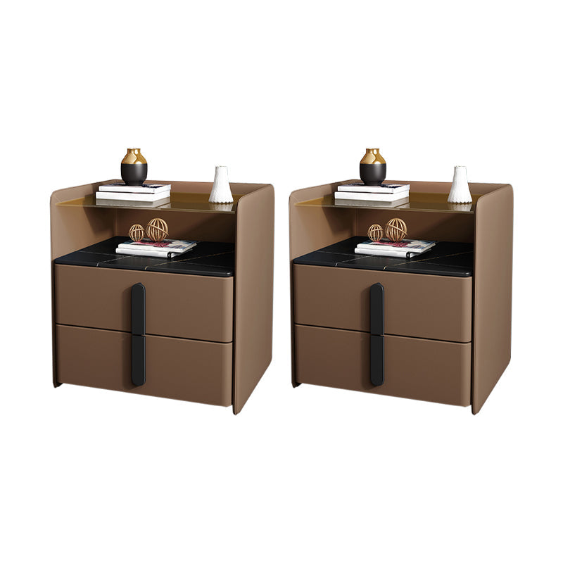 Comodino contemporaneo comodino in legno massiccio per camera da letto