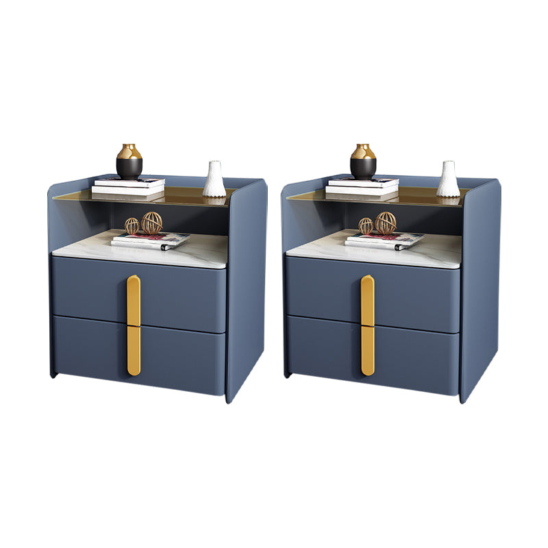 Comodino contemporaneo comodino in legno massiccio per camera da letto