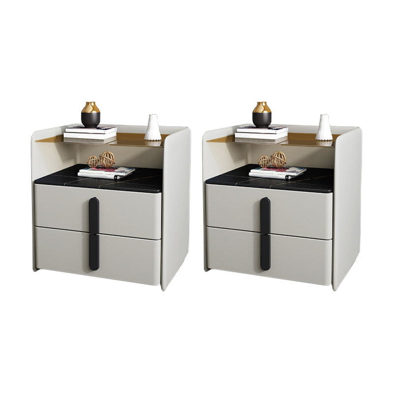 Comodino contemporaneo comodino in legno massiccio per camera da letto