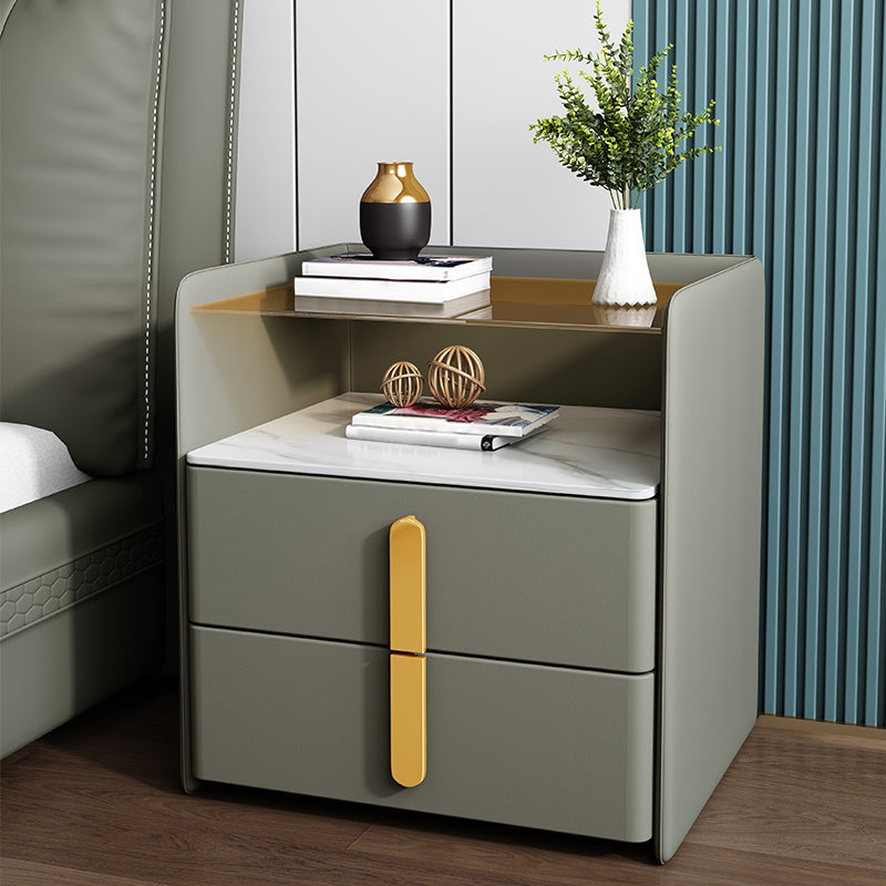 Comodino contemporaneo comodino in legno massiccio per camera da letto