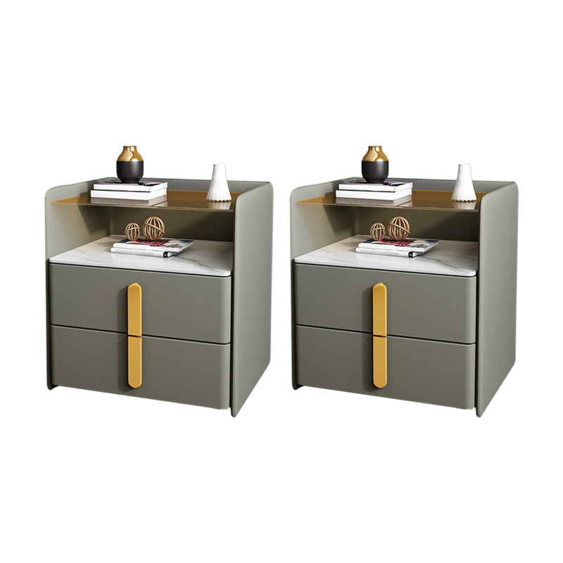 Comodino contemporaneo comodino in legno massiccio per camera da letto