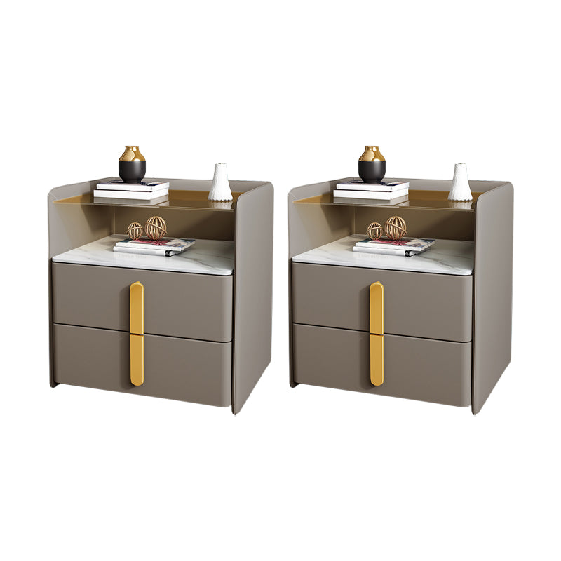 Comodino contemporaneo comodino in legno massiccio per camera da letto