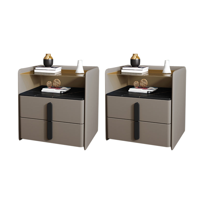 Comodino contemporaneo comodino in legno massiccio per camera da letto