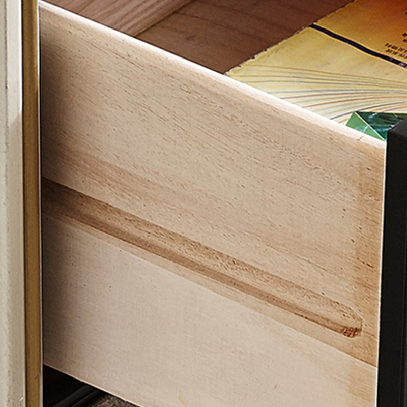 Cassettiera verticale per la casa tradizionale americana in legno con cassetti