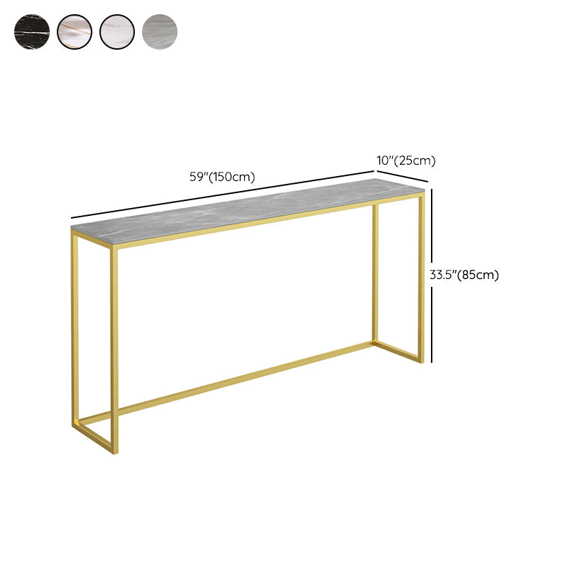 33.46 "Table de acento de piedra de la consola glammamante de 33.46"