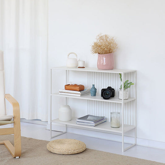 12.6" W Contemporary Console Accent Table Antique Finish Console Sofa Table in Metal