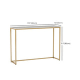 Console alta 31,5 pollici Tabella 1 tavolo accento glam-scaffale per Hall