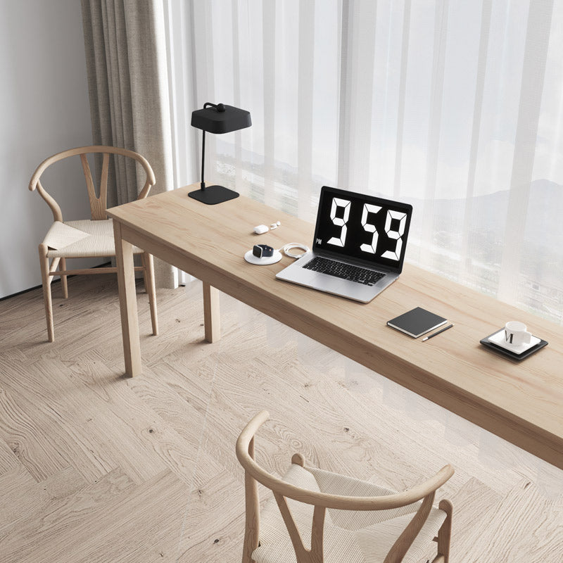 19 "W Hedendaags Writing Desk Solid Wood Natural Office Desk