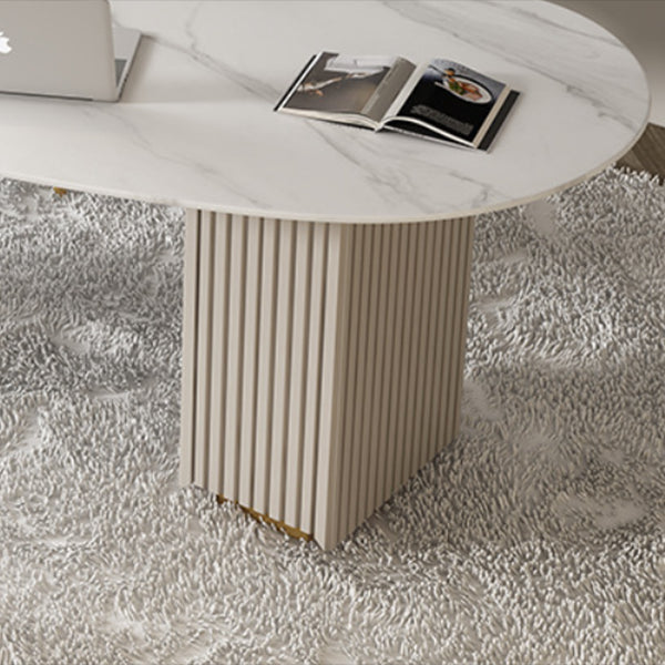 29.53" H Contemporary Office Desk White Secretary Desk with Drawers Clearhalo 'furn' 'furn_office_desk' 'Furniture' 'Office Desks' 'Office Furniture' 'office_desk' 6368826