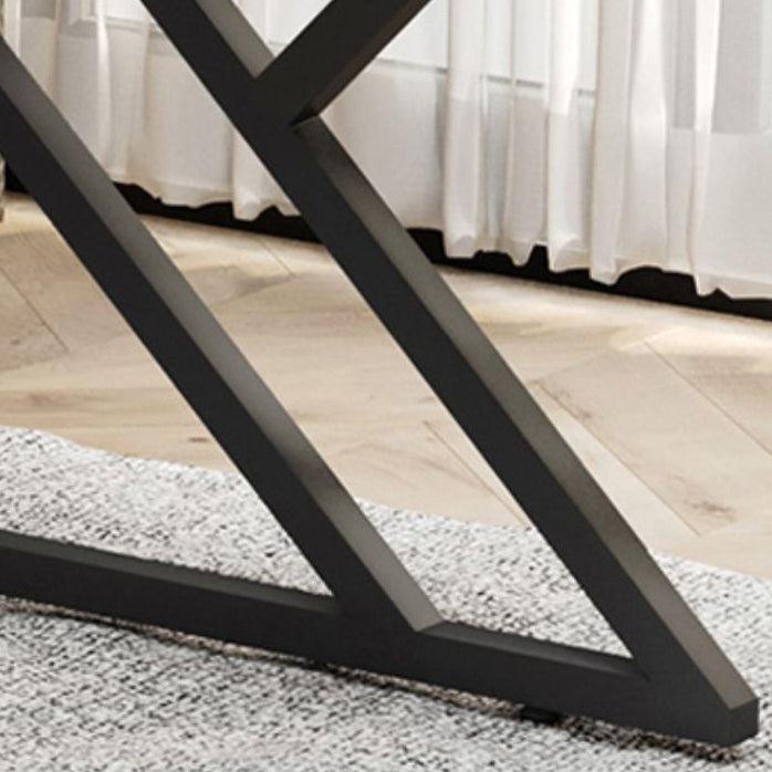 Contemporary Gaming Desk Rectangular Office Desk with Metal Legs Clearhalo 'furn' 'furn_office_desk' 'Furniture' 'Office Desks' 'Office Furniture' 'office_desk' 6368940