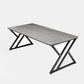 Contemporary Gaming Desk Rectangular Office Desk with Metal Legs Clearhalo 'furn' 'furn_office_desk' 'Furniture' 'Office Desks' 'Office Furniture' 'office_desk' 6368942