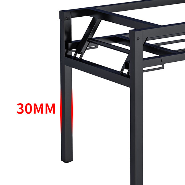 23 "brede eigentijdse schrijfbureau rechthoekige houten computerbureau