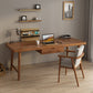 Contemporary Sled Office Desk Natural Solid Wood Writing Desk 63"L x 23.6"W x 29.5"H 1 Clearhalo 'furn' 'furn_office_desk' 'Furniture' 'Office Desks' 'Office Furniture' 'office_desk' 6369104