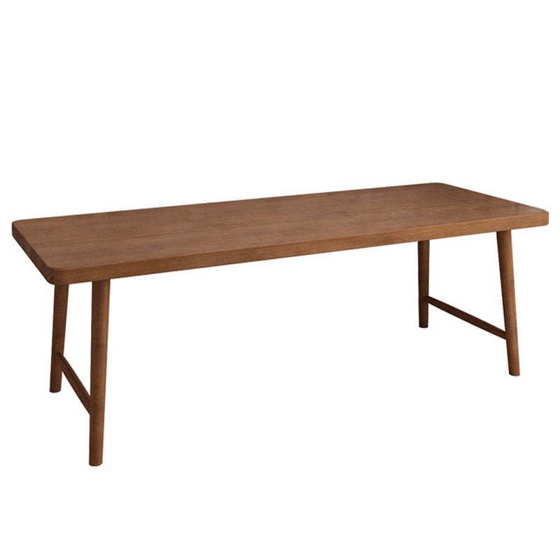 Contemporary Sled Office Desk Natural Solid Wood Writing Desk Drawer Not Included Clearhalo 'furn' 'furn_office_desk' 'Furniture' 'Office Desks' 'Office Furniture' 'office_desk' 6369105