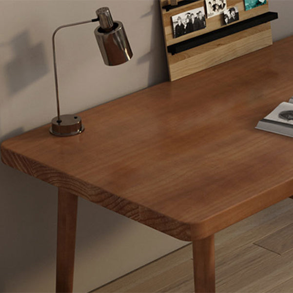 Contemporary Sled Office Desk Natural Solid Wood Writing Desk Clearhalo 'furn' 'furn_office_desk' 'Furniture' 'Office Desks' 'Office Furniture' 'office_desk' 6369106