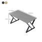 29"H Industrial Writing Desk Grey Rectangular Sled Office Desk Clearhalo 'furn' 'furn_office_desk' 'Furniture' 'Office Desks' 'Office Furniture' 'office_desk' 6369160