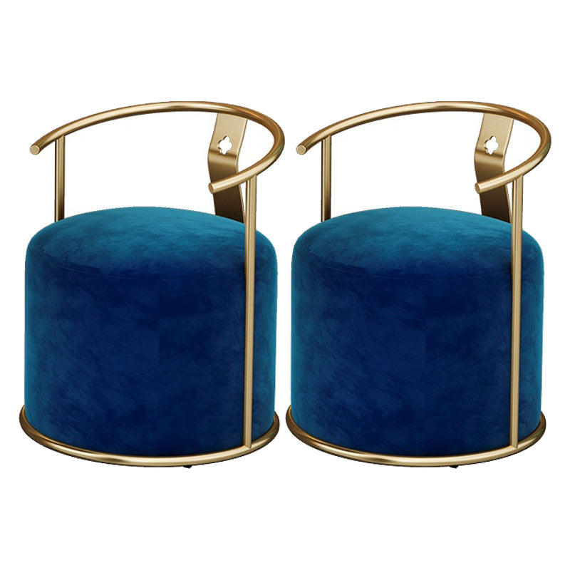 Glossy Black Dinette Set for Home 1/2/4/5 Pieces Glam Dining Table Set 2 Blue Chairs Clearhalo 'Dining Room Sets' 'Dining Tables & Seating' 'dining_room_set' 'furn' 'furn_dining_room_set' 'Furniture' 'Kitchen & Dining Furniture' 6369206