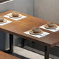 Industrial 1/2/3/5 Pieces Dining Set Rectangle Wood Dining Table for Dining Room