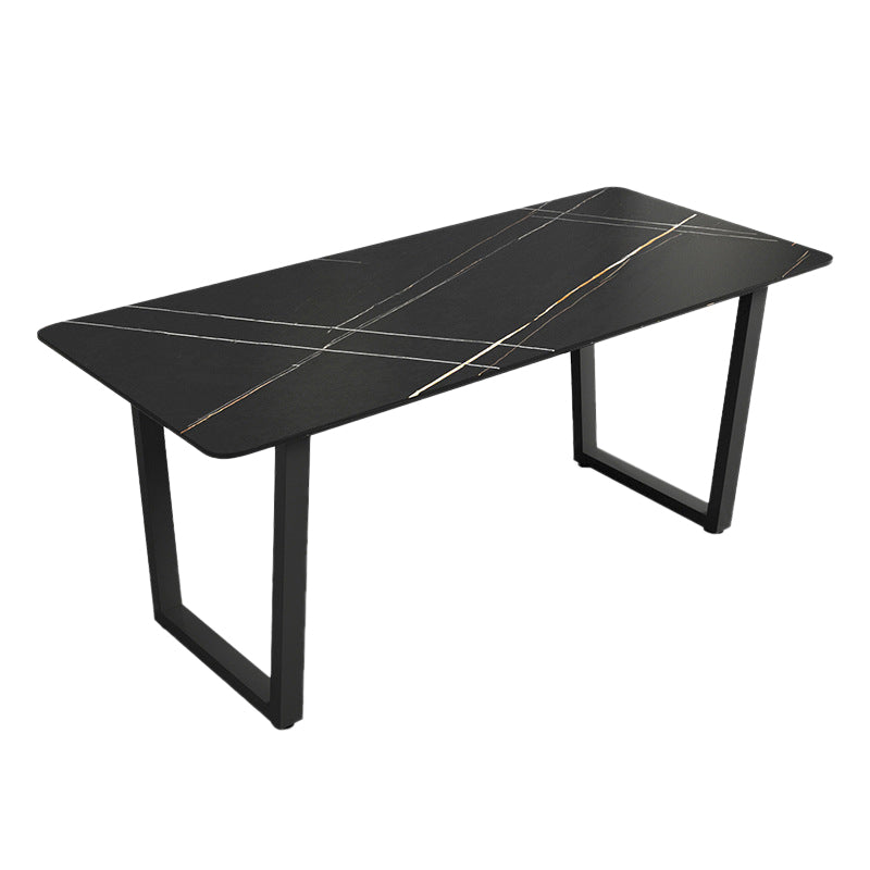 Moderne 1/5 stukken Dinerset rechthoekige stenen eettafel ingesteld voor woonkamer