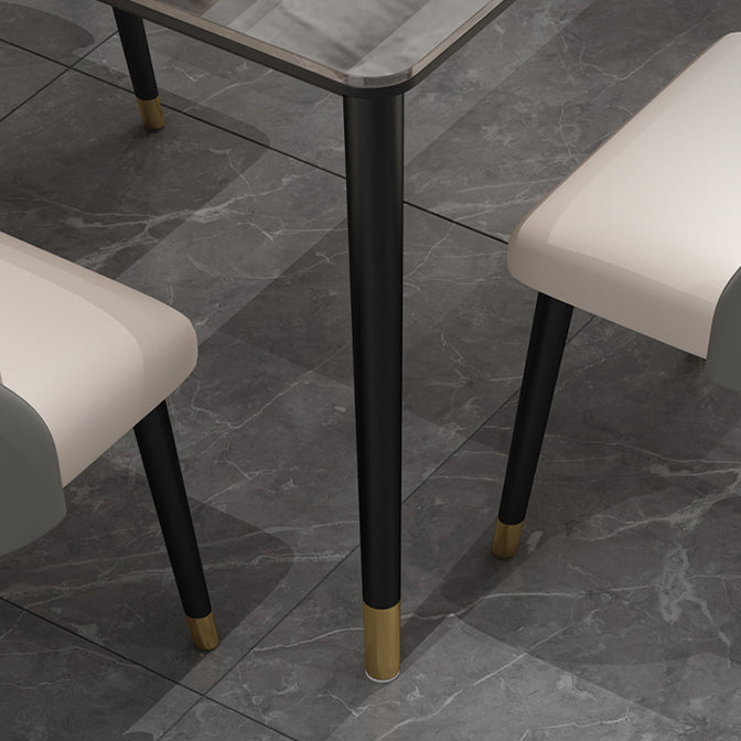 Moderno 1/2/5/7 pezzi set da pranzo tavolo da pranzo in falda in falda per sala da pranzo