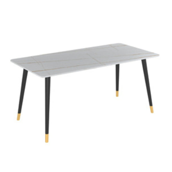 Modern 1/2/5/6/7 stukken Dinerset rechthoekige stenen eettafel voor eetkamer