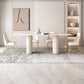 Modern 1/4/5/7 Pieces Dining Set Rectangle Stone Dining Table Set for Dining Room