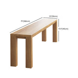 Modern 1/2/3/6/7 Pieces Dining Set Rectangle Wood Dining Table for Dining Room Clearhalo 'Dining Room Sets' 'Dining Tables & Seating' 'dining_room_set' 'furn' 'furn_dining_room_set' 'Furniture' 'Kitchen & Dining Furniture' 6369451