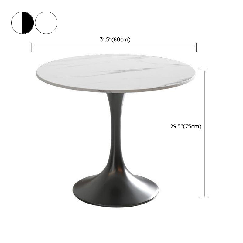 Ensemble de dînette moderne avec chaises en métal 1/2/4/5 pièces