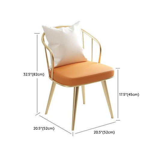 Modern Dinette Set with Metal Chairs 1/2/4/5 Pieces Glossy White Dining Table Set