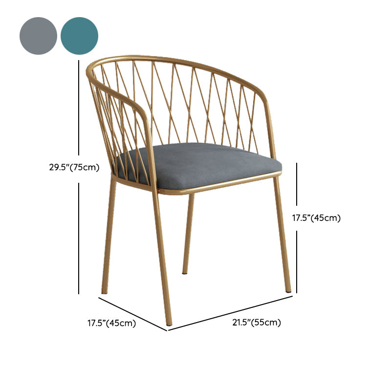 Glam Dinette Set para el hogar 1/2/3/5 piezas Mesa de comedor blanca con sillas de metal