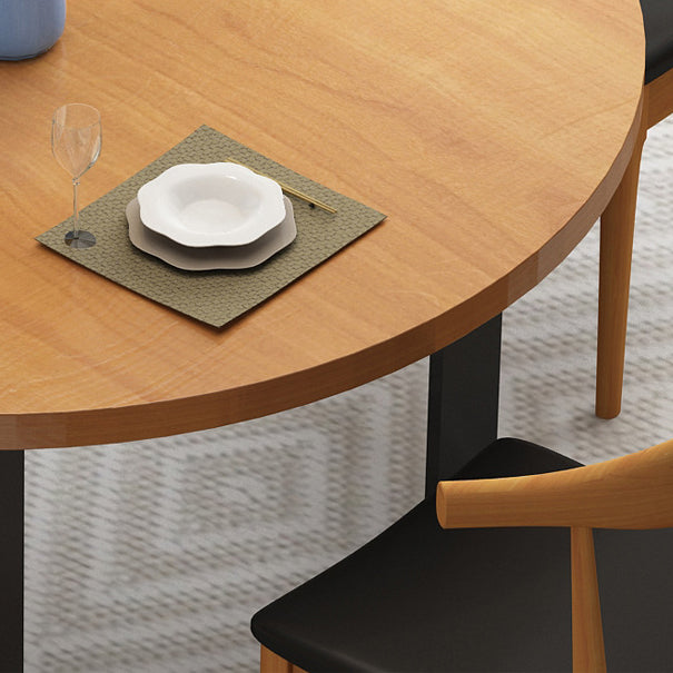 Solid Wood Round Dining Table Set 1/2/5 Pieces Dinette Set for Home