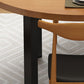 Solid Wood Round Dining Table Set 1/2/5 Pieces Dinette Set for Home