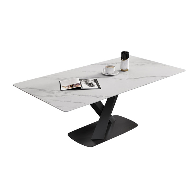 Juego de mesa de comedor rectangular 1/2/4/5/6/7 piezas de comedor de metal para casa